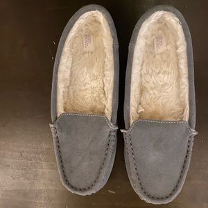 Womens Faux Fur Lined Slippers
